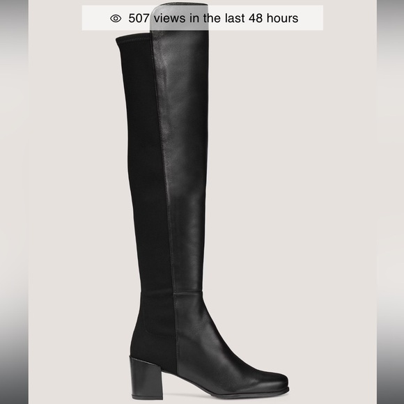 Stuart Weitzman City Block Boot Black 7.5 - Picture 16 of 16